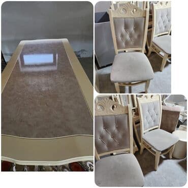 Masa desti 6 stulla 180₼ satilir .Unvan Bine &Rumi lalafo.az -da Masa desti 6 stulla 180₼ satilir .Unvan Bine &Rumi