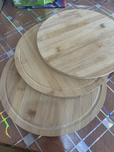 Сушилки: Bambukdan dairəvi taxta lövhələr - Material: 100% bambuk ağacı - at lalafo.az — 2 Сушилки: Bambukdan dairəvi taxta lövhələr - Material: 100% bambuk ağacı - — 2