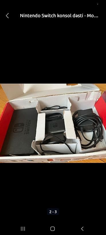 Nintendo Switch konsol dəsti Komplekt: - Nintendo Switch konsolu lalafo.az -da — 3 Nintendo Switch konsol dəsti Komplekt: - Nintendo Switch konsolu — 3