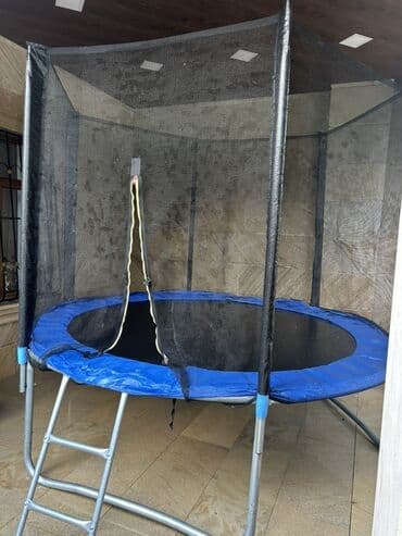 Uşaq trampolini – dairəvi model - Ölçü: təxmini 8–10 fut diametr lalafo.az -da Uşaq trampolini – dairəvi model - Ölçü: təxmini 8–10 fut diametr