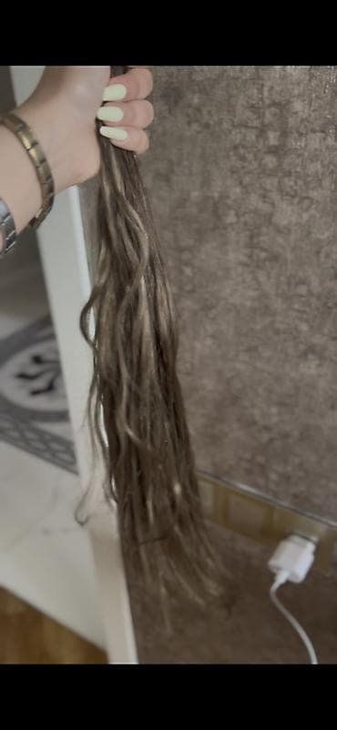 Təbii saç teli – şatus/ombrə effektli, açıq-qəhvəyi-küllü tonlarda. - lalafo.az -da Təbii saç teli – şatus/ombrə effektli, açıq-qəhvəyi-küllü tonlarda. -
