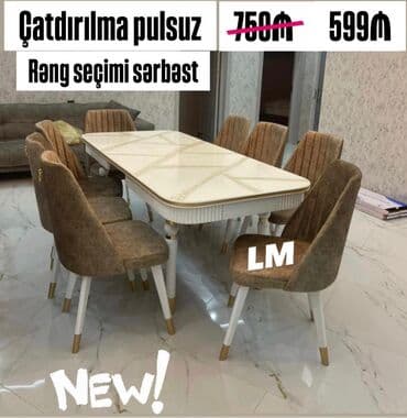 Другая мебель на заказ: Квадратный стол, Для гостиной, 6 персон at lalafo.az — 2 Другая мебель на заказ: Квадратный стол, Для гостиной, 6 персон — 2