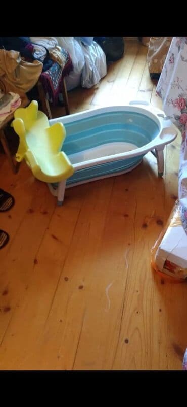 Uşaq üçün qatlanan vanna + anatomi̇k hamam oturacağı - Material lalafo.az -da Uşaq üçün qatlanan vanna + anatomi̇k hamam oturacağı - Material