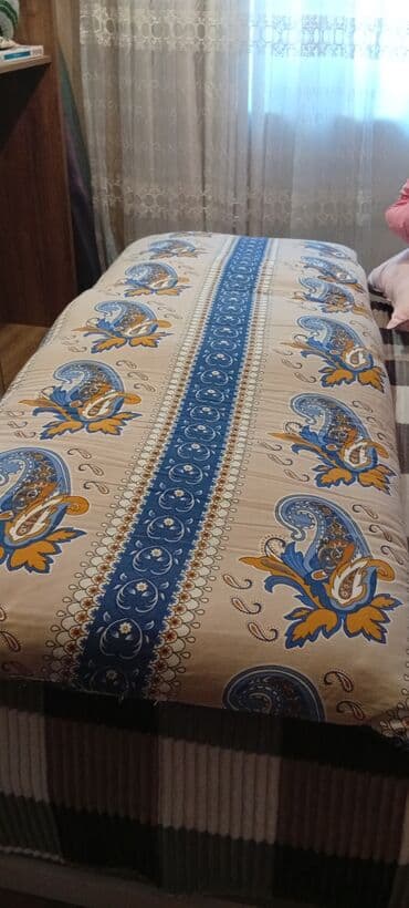 Təknəfərlik çarpayı, Matras ilə, Siyirməsiz lalafo.az -da Təknəfərlik çarpayı, Matras ilə, Siyirməsiz