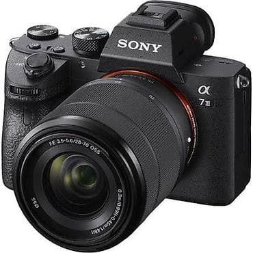 Sony Alpha a7 III tam kadr güzgüsüz fotoaparat + FE 28–70mm f/3.5–5.6 lalafo.az -da Sony Alpha a7 III tam kadr güzgüsüz fotoaparat + FE 28–70mm f/3.5–5.6