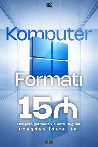 Peyk antenalarının quraşdırılması: Xidmət: Kompüter formatı (Windows) - Uzaqdan idarə ilə - Heç yerə lalafo.az -da — 1 Peyk antenalarının quraşdırılması: Xidmət: Kompüter formatı (Windows) - Uzaqdan idarə ilə - Heç yerə — 1