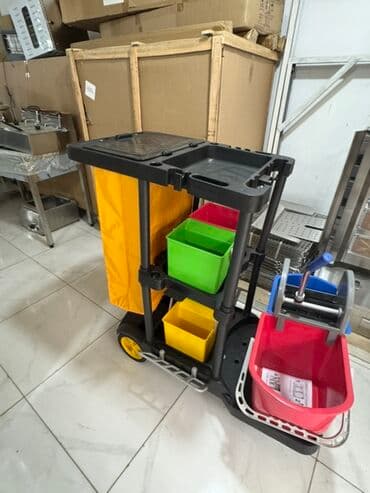 Mağaza arabaları: Peşəkar təmizlik arabası – çoxfunksiyalı komplekt - Möhkəm plastik lalafo.az -da — 5 Mağaza arabaları: Peşəkar təmizlik arabası – çoxfunksiyalı komplekt - Möhkəm plastik — 5