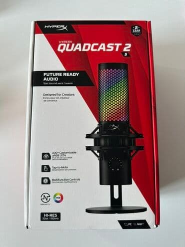 Yeni Simli Mikrofon HyperX, Pulsuz çatdırılma, Ödənişli çatdırılma, Ünvandan götürmə lalafo.az -da Yeni Simli Mikrofon HyperX, Pulsuz çatdırılma, Ödənişli çatdırılma, Ünvandan götürmə