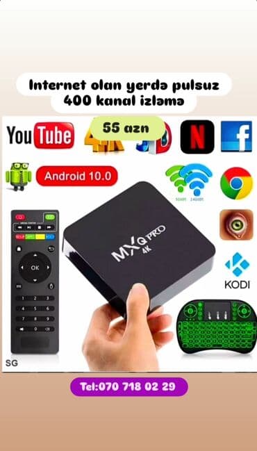 Smart TV boks lalafo.az -da Smart TV boks