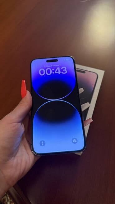 IPhone 14 Pro Max, 256 GB, Deep Purple, Face ID lalafo.az -da IPhone 14 Pro Max, 256 GB, Deep Purple, Face ID
