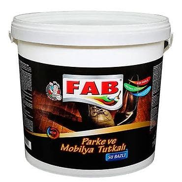FAB Parke və Mebel Tutkalı – su əsaslı yapışdırıcı. Xüsusiyyətlər: - lalafo.az -da FAB Parke və Mebel Tutkalı – su əsaslı yapışdırıcı. Xüsusiyyətlər: -