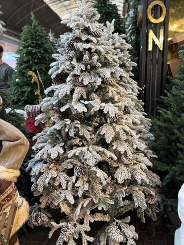 Qar örtüklü süni Yeni il şam ağacı - Realistik görkəmli, qalın lalafo.az -da Qar örtüklü süni Yeni il şam ağacı - Realistik görkəmli, qalın