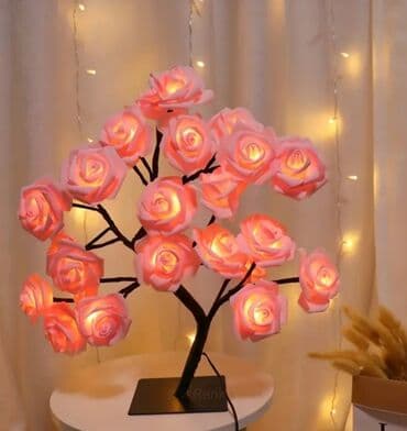 🌹 Yataq otağı gecə işığı – Gül formalı dekorativ lampa Otağınıza lalafo.az -da 🌹 Yataq otağı gecə işığı – Gül formalı dekorativ lampa Otağınıza