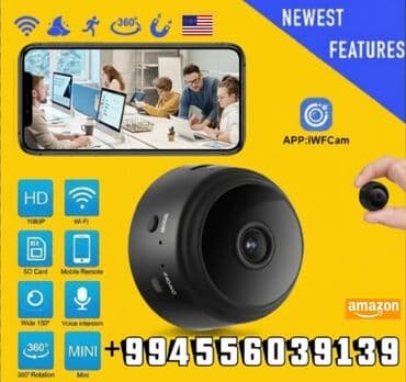 Mini Casus Kamera Full HD 1080p mini casus kamera gecə versiyası lalafo.az -da Mini Casus Kamera Full HD 1080p mini casus kamera gecə versiyası