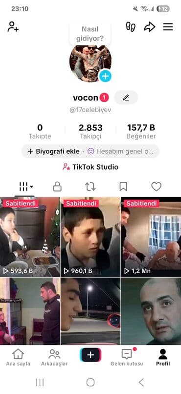 2853 Takipçi tiktok səyfəsi satılır Azərbaycan kəşfeti Problemsiz lalafo.az -da 2853 Takipçi tiktok səyfəsi satılır Azərbaycan kəşfeti Problemsiz