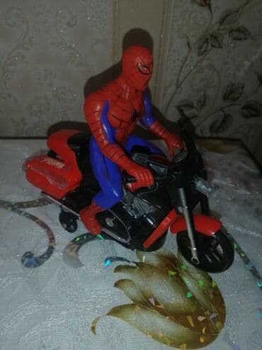 Spider man motoskletde oyuncaq hörümçək adam. Sumqayıt lalafo.az -da Spider man motoskletde oyuncaq hörümçək adam. Sumqayıt