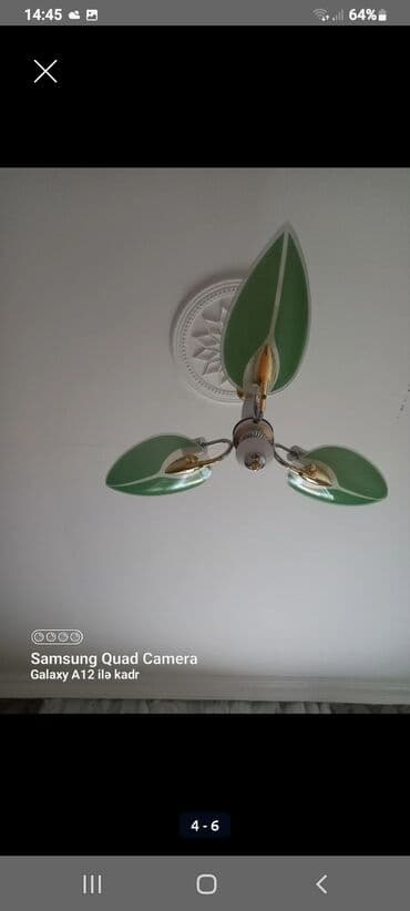 Çılçıraq, 3 lampa, Metal lalafo.az -da Çılçıraq, 3 lampa, Metal