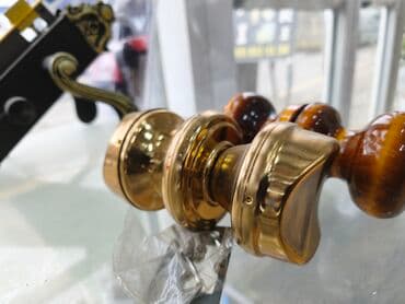 Дверные стекла: Qapı dəstəyi və daxili kilid mexanizmi seti - Material: metal korpus at lalafo.az — 2 Дверные стекла: Qapı dəstəyi və daxili kilid mexanizmi seti - Material: metal korpus — 2