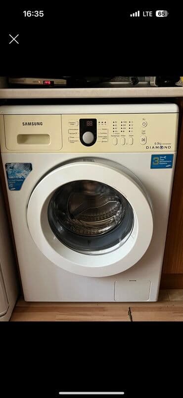 Paltaryuyan maşın Samsung, 6 kq, İşlənmiş, Avtomat, Qurutmasız, Kredit yoxdur, Ünvandan götürmə lalafo.az -da Paltaryuyan maşın Samsung, 6 kq, İşlənmiş, Avtomat, Qurutmasız, Kredit yoxdur, Ünvandan götürmə