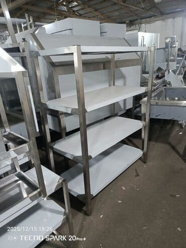 nerjaveyka: Paslanmayan poladdan çoxsəviyyəli rəf sistemi - Material: AISI lalafo.az -da — 1 nerjaveyka: Paslanmayan poladdan çoxsəviyyəli rəf sistemi - Material: AISI — 1