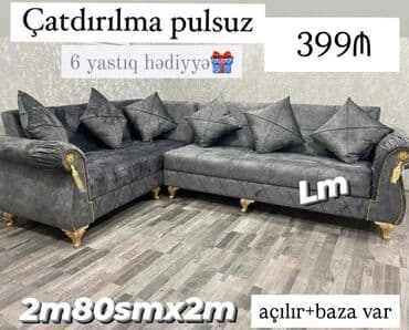 Künc divan, Açılan, Bazalı, Vеlur parça, Pulsuz çatdırılma lalafo.az -da Künc divan, Açılan, Bazalı, Vеlur parça, Pulsuz çatdırılma