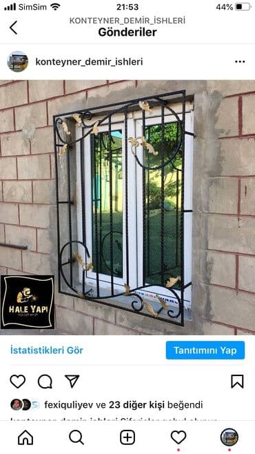 Qapıların təmiri: Demir barmagliglar Məhəccərlər Raşotkalar Istenilen formanin lalafo.az -da — 8 Qapıların təmiri: Demir barmagliglar Məhəccərlər Raşotkalar Istenilen formanin — 8