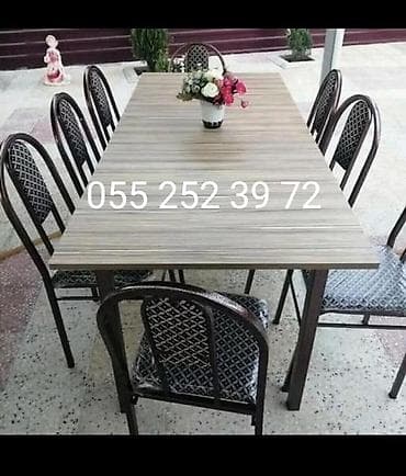 Qonaq otağı üçün, Yeni, Açılmayan, Dördbucaq masa, 6 stul lalafo.az -da Qonaq otağı üçün, Yeni, Açılmayan, Dördbucaq masa, 6 stul