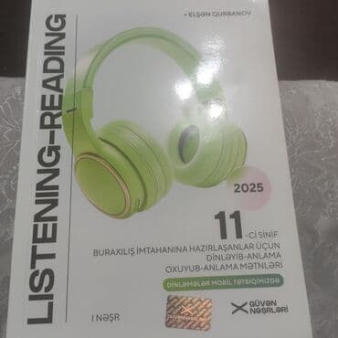Məhsul: Listening–Reading hazırlıq vəsaiti (2025), 11-ci sinif lalafo.az -da Məhsul: Listening–Reading hazırlıq vəsaiti (2025), 11-ci sinif