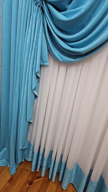 Yeni, Vilyur Pərdə, rəng - Göy lalafo.az -da Yeni, Vilyur Pərdə, rəng - Göy