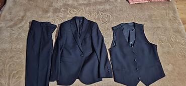 Remiles brendi kişi smokinq dəsti - Komplekt: pencək, şalvar və jilet at lalafo.az Remiles brendi kişi smokinq dəsti - Komplekt: pencək, şalvar və jilet