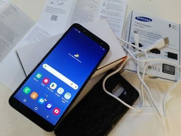 Samsung Galaxy J6, 32 GB, rəng - Qara, Zəmanət, Düyməli, Sensor lalafo.az -da Samsung Galaxy J6, 32 GB, rəng - Qara, Zəmanət, Düyməli, Sensor