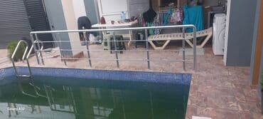 Pilləkən məhəccərləri: Paslanmayan poladdan hovuz ətrafı məhəccər sistemi - Material: yüksək lalafo.az -da — 5 Pilləkən məhəccərləri: Paslanmayan poladdan hovuz ətrafı məhəccər sistemi - Material: yüksək — 5