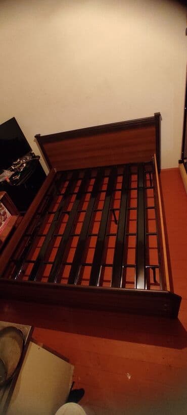 BYD: Двуспальная кровать, Без подьемного механизма, Без матраса, Без выдвижных ящиков at lalafo.az — 4 BYD: Двуспальная кровать, Без подьемного механизма, Без матраса, Без выдвижных ящиков — 4