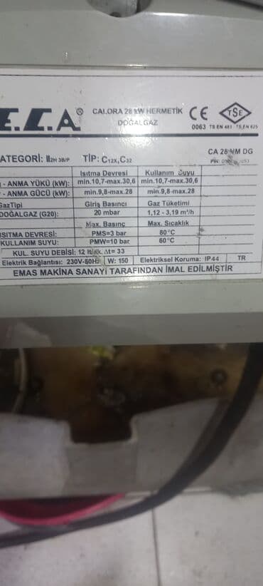 Avtogen: İşlənmiş Kombi E.C.A. 30 kVt, Pulsuz çatdırılma, Ödənişli quraşdırma, Zəmanətli, Kredit yoxdur lalafo.az -da — 10 Avtogen: İşlənmiş Kombi E.C.A. 30 kVt, Pulsuz çatdırılma, Ödənişli quraşdırma, Zəmanətli, Kredit yoxdur — 10