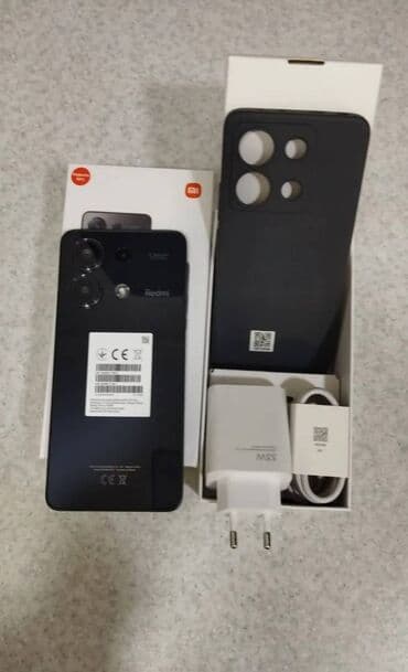 Redmi Note 13, 256 GB, rəng - Qara, Zəmanət, Barmaq izi, İki sim kartlı lalafo.az -da Redmi Note 13, 256 GB, rəng - Qara, Zəmanət, Barmaq izi, İki sim kartlı
