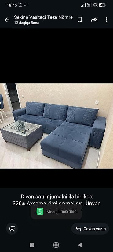 Divan satılır jurnalni ilə birlikdə 320₼.Axşama kimi lalafo.az -da Divan satılır jurnalni ilə birlikdə 320₼.Axşama kimi