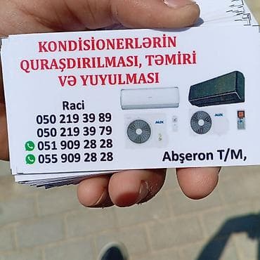 Təmir, Split kondisionerlər, Quraşdırılma lalafo.az -da Təmir, Split kondisionerlər, Quraşdırılma