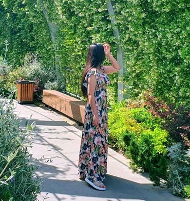 Uzun çiçək naxışlı yay donu - Model: Maxi uzunluqda, qolsuz/qatlamalı lalafo.az -da Uzun çiçək naxışlı yay donu - Model: Maxi uzunluqda, qolsuz/qatlamalı