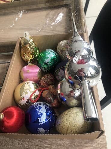 Vintaj zərgərlik: Винтажные новогодние украшения lalafo.az -da — 3 Vintaj zərgərlik: Винтажные новогодние украшения — 3