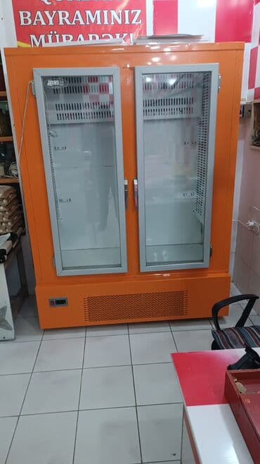 İki qapılı ət Üçün soyducu - Rəng: narıncı gövdə, boz/alüminium lalafo.az -da İki qapılı ət Üçün soyducu - Rəng: narıncı gövdə, boz/alüminium