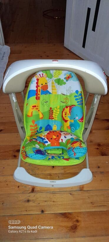 Fisher‑Price uşaqlar üçün elektrikli yelləncək/oturacaq - Rəngarəng lalafo.az -da Fisher‑Price uşaqlar üçün elektrikli yelləncək/oturacaq - Rəngarəng