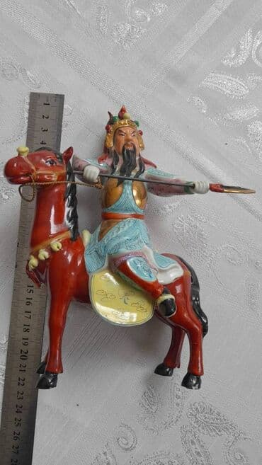 Çin antik Feng Shui Sərvət Heykəli Guan Gong lalafo.az -da Çin antik Feng Shui Sərvət Heykəli Guan Gong