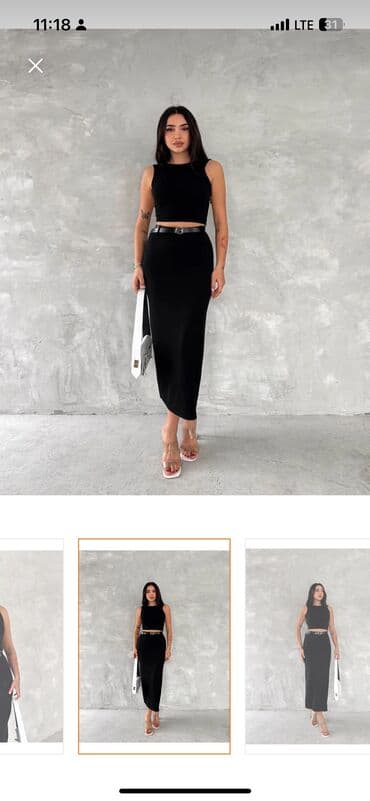 Qara klassik ətək. Yeni və etiketli lalafo.az -da Qara klassik ətək. Yeni və etiketli