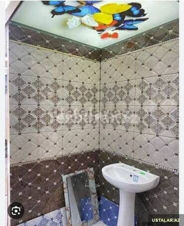Потолочные работы: Xidmət: Hamam/tualet kafel-metlax işləri Təsvir: - Divar və döşəmə at lalafo.az — 1 Потолочные работы: Xidmət: Hamam/tualet kafel-metlax işləri Təsvir: - Divar və döşəmə — 1