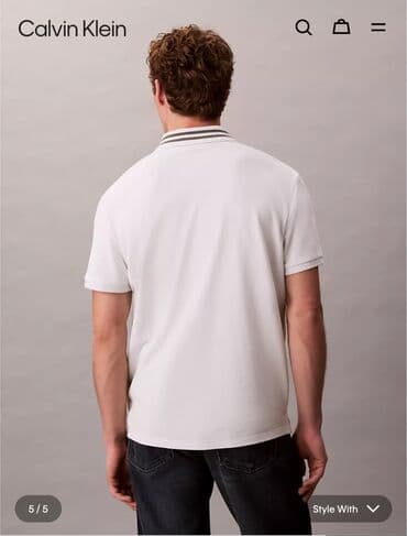 Polo köynək, Calvin Klein, XL, rəng - Ağ lalafo.az -da Polo köynək, Calvin Klein, XL, rəng - Ağ