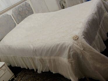 Yataq üçün İşlənmiş Qaşlı rəng - Ağ Yataq örtüyü, Ünvandan götürmə lalafo.az -da Yataq üçün İşlənmiş Qaşlı rəng - Ağ Yataq örtüyü, Ünvandan götürmə