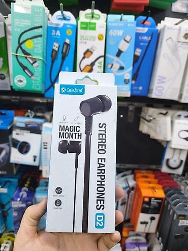 Проводные Наушники, Celebrat, цвет - Черный at lalafo.az Проводные Наушники, Celebrat, цвет - Черный