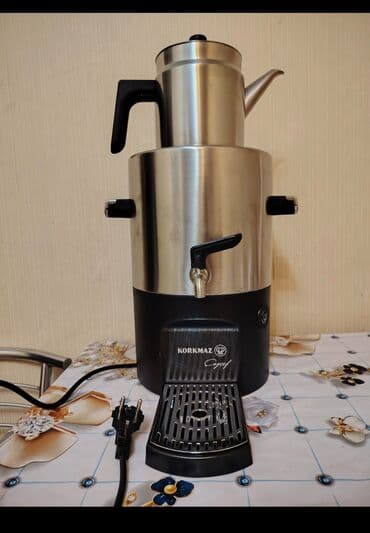 Korkmaz “Caycı” elektrikli samovar/çayçı - Paslanmayan poladdan gövdə lalafo.az -da Korkmaz “Caycı” elektrikli samovar/çayçı - Paslanmayan poladdan gövdə
