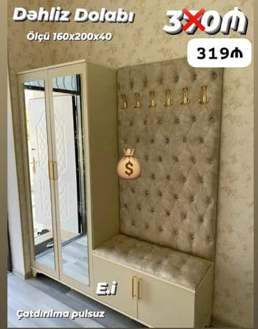 Yeni, Açılan, Düz dolab, Dəhliz dolabı lalafo.az -da Yeni, Açılan, Düz dolab, Dəhliz dolabı