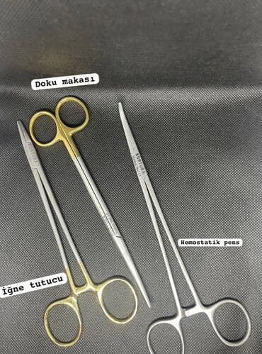 Satışda yüksək keyfiyyətli cərrahi alətlər – toxuma qayçısı, iynə lalafo.az -da Satışda yüksək keyfiyyətli cərrahi alətlər – toxuma qayçısı, iynə